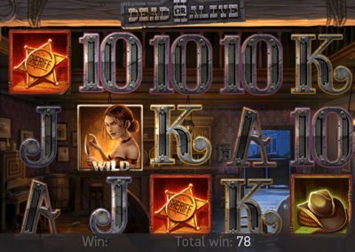 Screenshot 2: Dead or Alive 2 is a slot game created by Netent