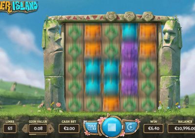 Screenshot 4: Easter Island is a slot game created by Yggdrasil