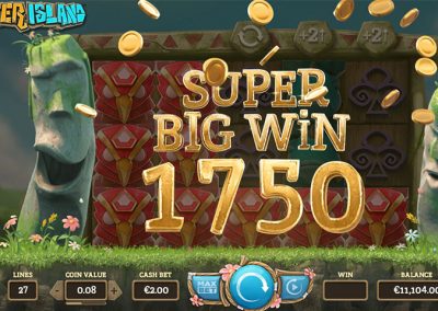Screenshot 6: Easter Island is a slot game created by Yggdrasil