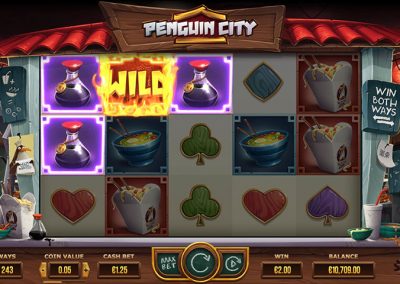Screenshot 4: Pinguin City is a slot game created by Yggdrasil