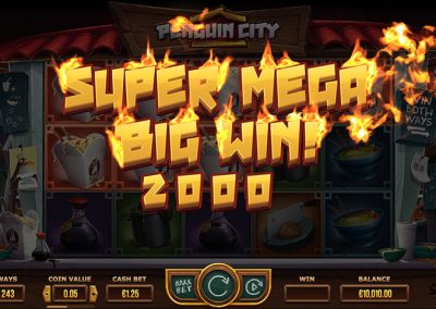 Screenshot 5: Pinguin City is a slot game created by Yggdrasil