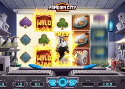 Screenshot 6: Pinguin City is a slot game created by Yggdrasil