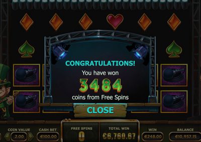 Screenshot 6: Rainbow Ryan is a slot game created by Yggdrasil